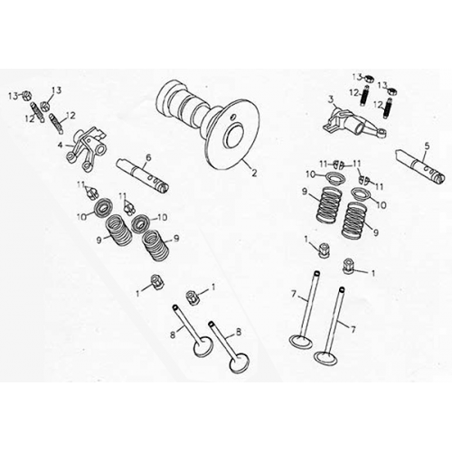 Camshaft | Valve (Lambretta UNO150) Camshaft | Valve (Lambretta UNO150)