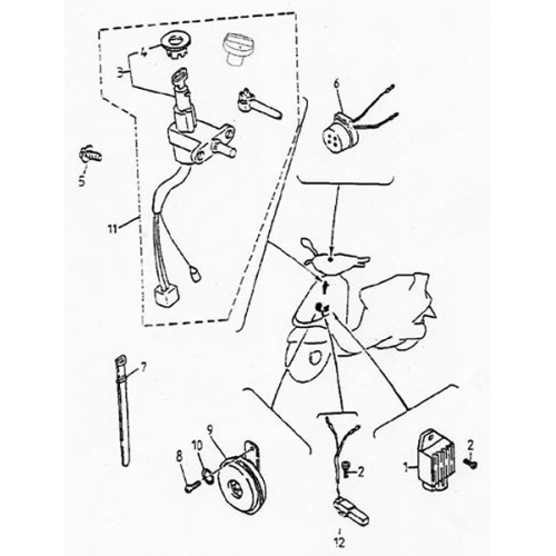Electrical Equipment (Lambretta UNO150) Electrical Equipment (Lambretta UNO150)