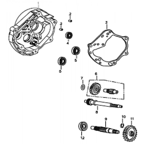 Transmission (Silver Fox (4 Stroke))