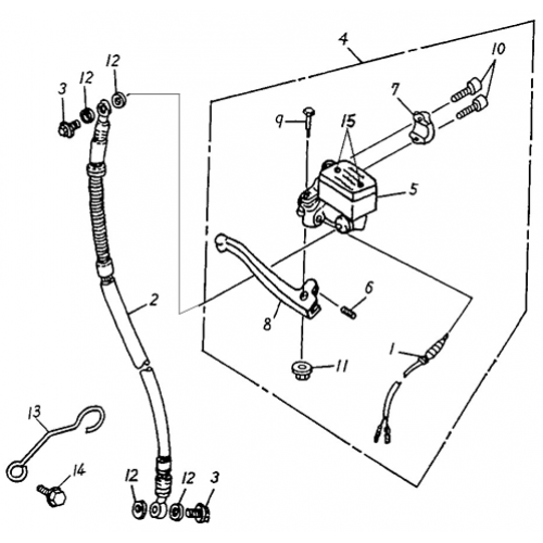 Master Cylinder (Silver Fox (4 Stroke)) Master Cylinder (Silver Fox (4 Stroke))
