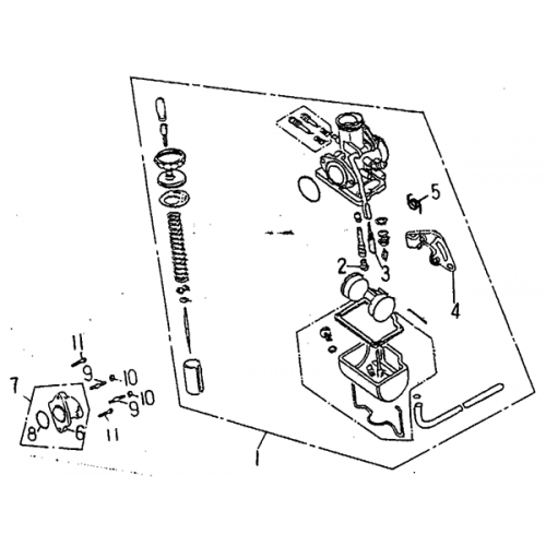 Carburetor (Barossa ATV 170) Carburetor (Barossa ATV 170)