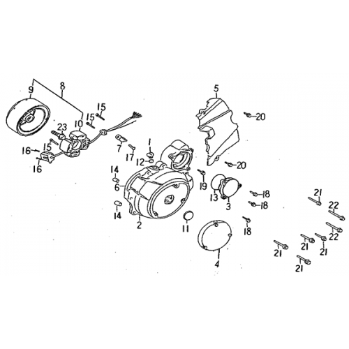 Left Crankcase Cover (Barossa ATV 170) Left Crankcase Cover (Barossa ATV 170)