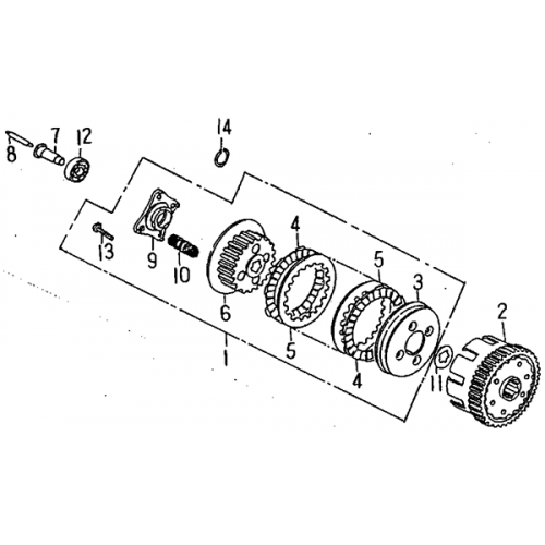 Clutch (Barossa ATV 170) Clutch (Barossa ATV 170)