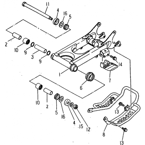 Rear Arm (Barossa ATV 170) Rear Arm (Barossa ATV 170)