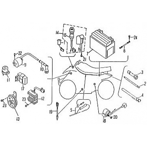 Wire Harness (Barossa ATV 170) Wire Harness (Barossa ATV 170)