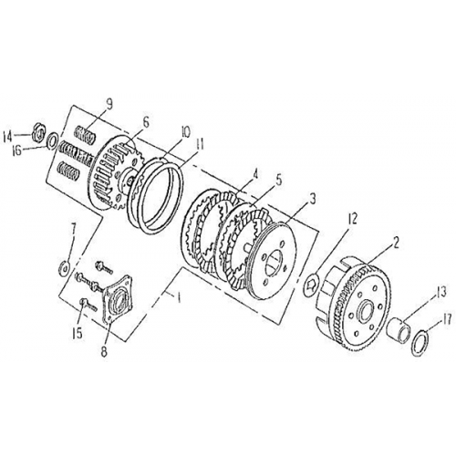 Clutch (Barossa Silverhawk 250) Clutch (Barossa Silverhawk 250)