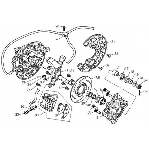 Front Brake (Barossa Silverhawk 250)
