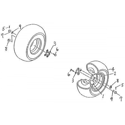 Rear Wheel (Barossa Silverhawk 250)