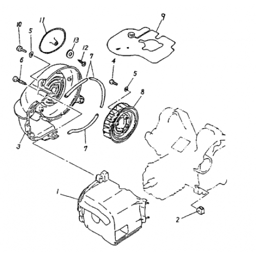 Fan | Air Shroud (Bombardier Mini DS 50 2T)