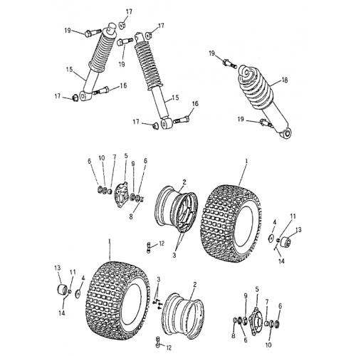 Front Wheel | Suspension (Bombardier Mini DS 90 2T)