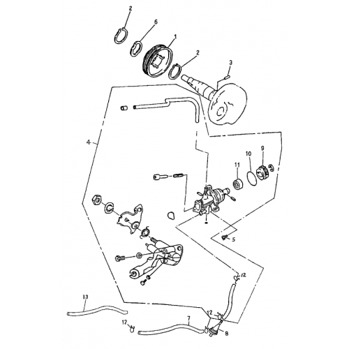 Oil Pump (Bombardier Mini DS 90 2T)