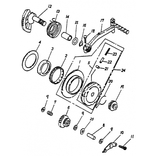 Starter (Bombardier Mini DS 90 2T) Starter (Bombardier Mini DS 90 2T)