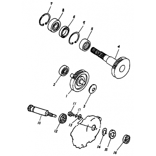 Transmission (Bombardier Mini DS 90 2T)
