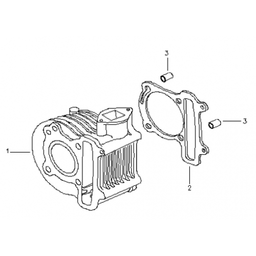 Cylinder (Bombardier Mini DS 90 4T)