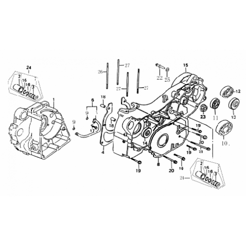 Crankcase (Dazon Buggy 175) Crankcase (Dazon Buggy 175)