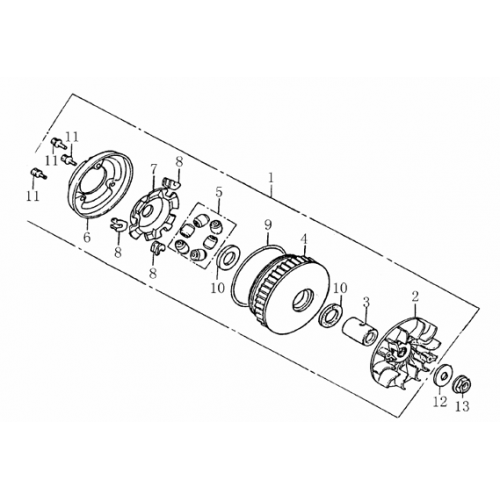 Drive Pulley (Dazon Buggy 175) Drive Pulley (Dazon Buggy 175)