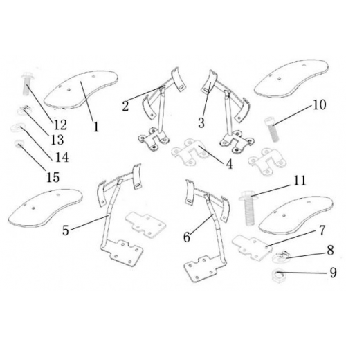 Mudguard Assy (Dazon Buggy 175) Mudguard Assy (Dazon Buggy 175)