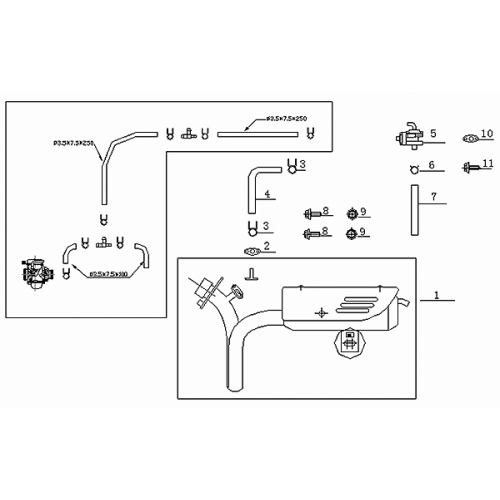 Muffler (Dazon Buggy 175) Muffler (Dazon Buggy 175)