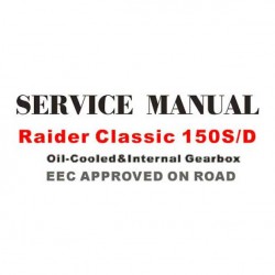 Raider Classic 150 Service Manual Raider Classic 150 Service Manual