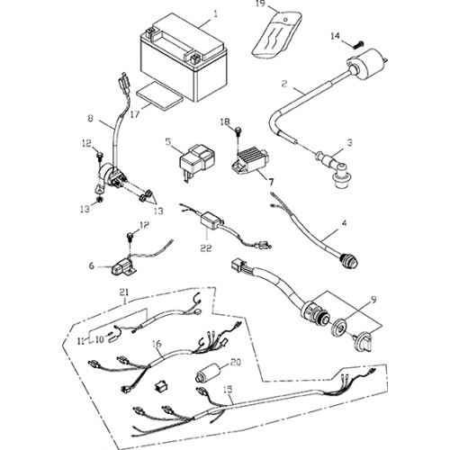 Electrical Equipment (Adly GK-125 (BK-125) 2005)
