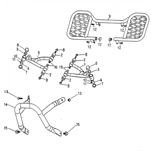 Arm | Floor Panel | Bumber Arm | Floor Panel | Bumber