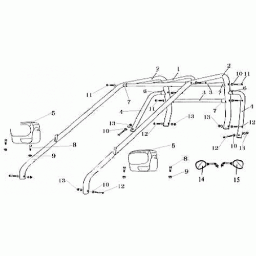 Brush Guard Bar (Dazon Raider 150 2005 and Older)