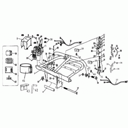 Rear Swing Arm (Dazon Raider 150 2005 and Older)