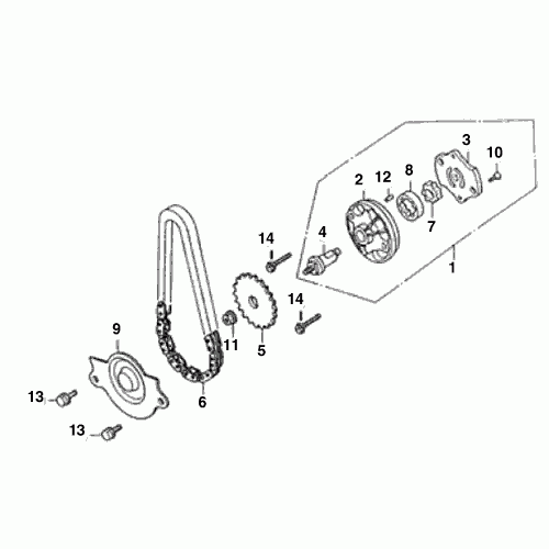 Oil Pump (Dazon Raider 150 2005 and Older)