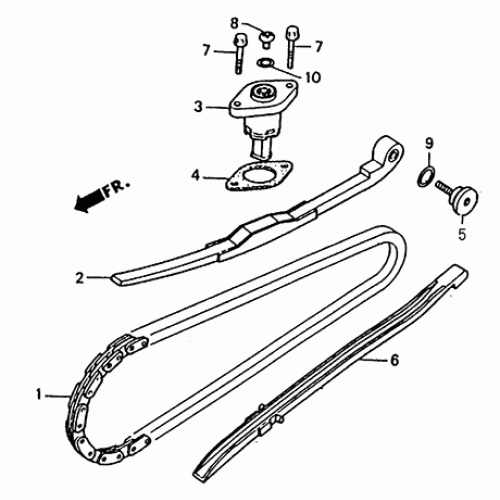 Cam Chain/Tensioner (Dazon Raider 150 2006 and Earlier) Cam Chain/Tensioner (Dazon Raider 150 2006 and Earlier)