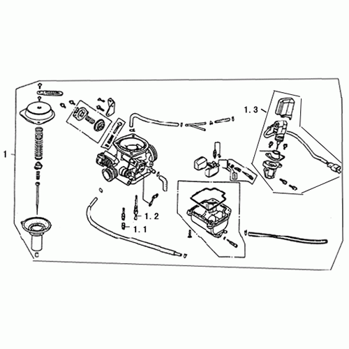 Carburetor (Dazon Raider 150 2006 and Earlier)