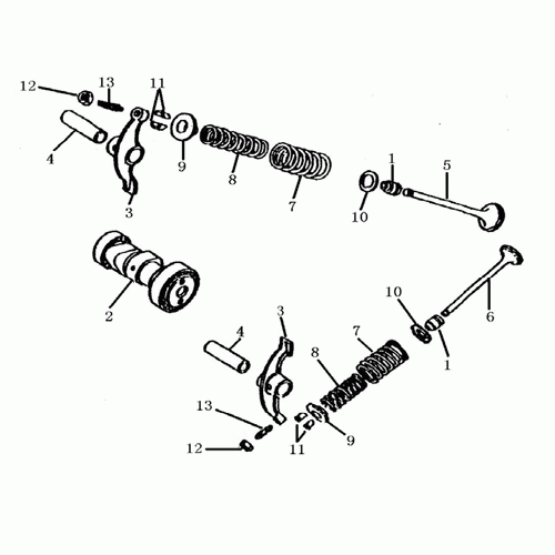 Cam Shaft/Valve (Dazon Raider 90 2005 and Older) Cam Shaft/Valve (Dazon Raider 90 2005 and Older)