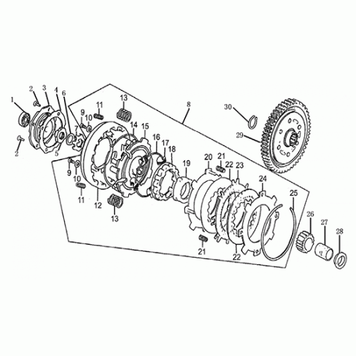 Clutch (Dazon Raider 90 2005 and Older) Clutch (Dazon Raider 90 2005 and Older)