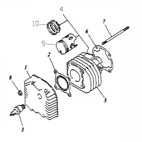 Cylinder, Cylinder Head Cylinder, Cylinder Head